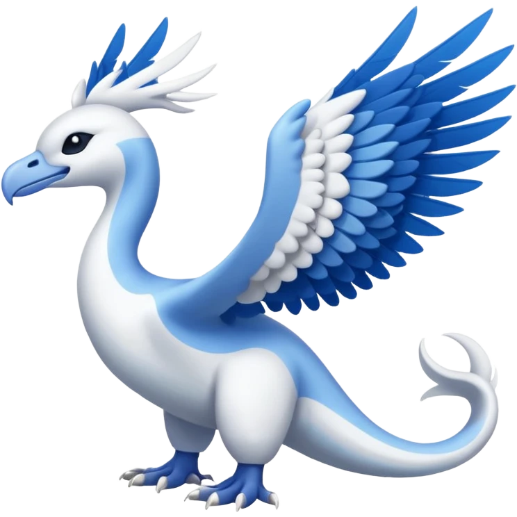 Lugia-Fakémon-hybrid-creature (full body)  emoji