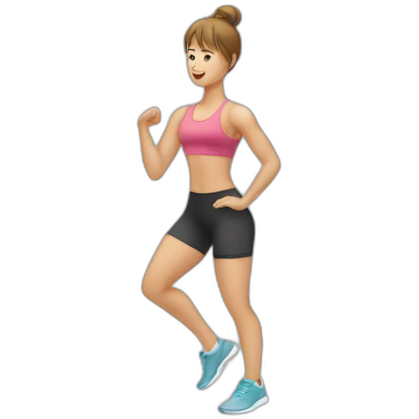 training legs at gym emoji