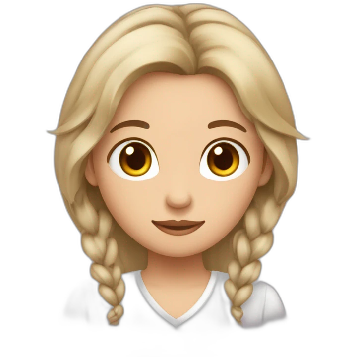 Trois fille l’une à côté de l’autre toute brune emoji