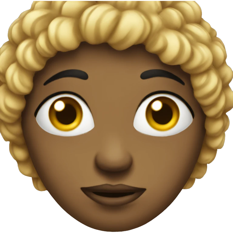 stoneface with dress emoji