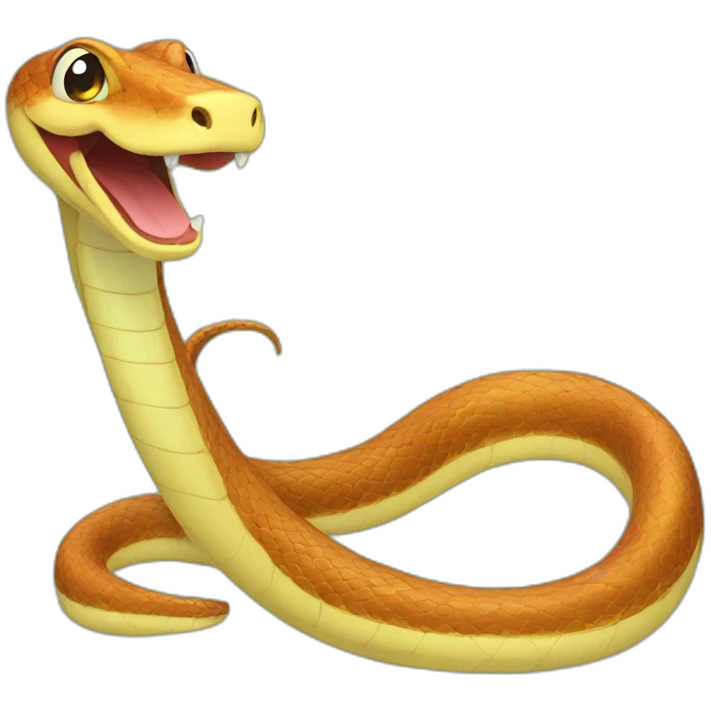 happy-snake emoji