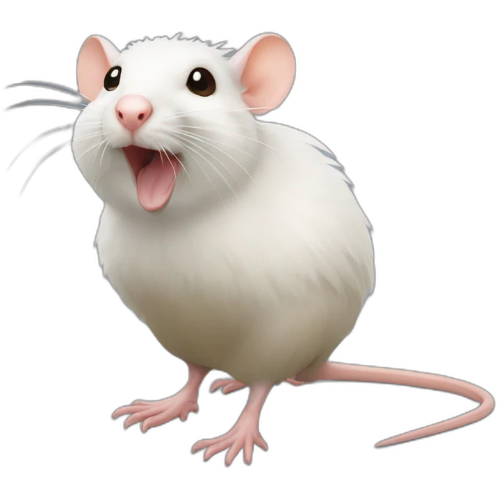 rat fusionné avec une poule emoji