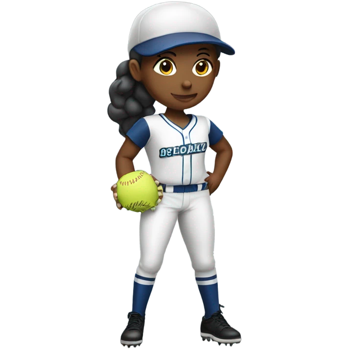 softball player emoji