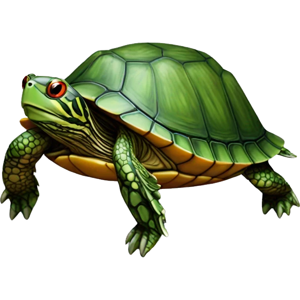 Red-Eared Slider turtle terrapin emoji