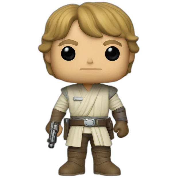 Funko pop Luke Skywalker emoji