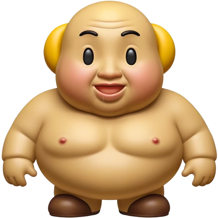 Cinematic Realistic Botero Sculpture Pop Culture Emoji, featuring an exaggerated, whimsical portrayal inspired by the famed sculptor rendered with dynamic textures and vibrant, artistic lighting. emoji