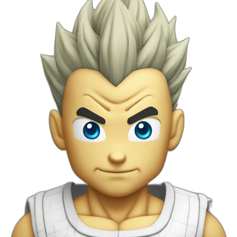Dragon ball z en super forme blanc emoji