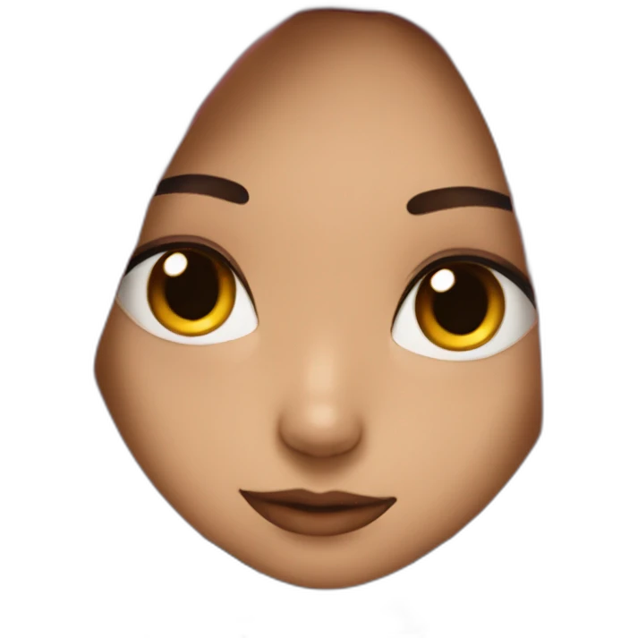 Billie eillish with her hair coloured in black and red  emoji