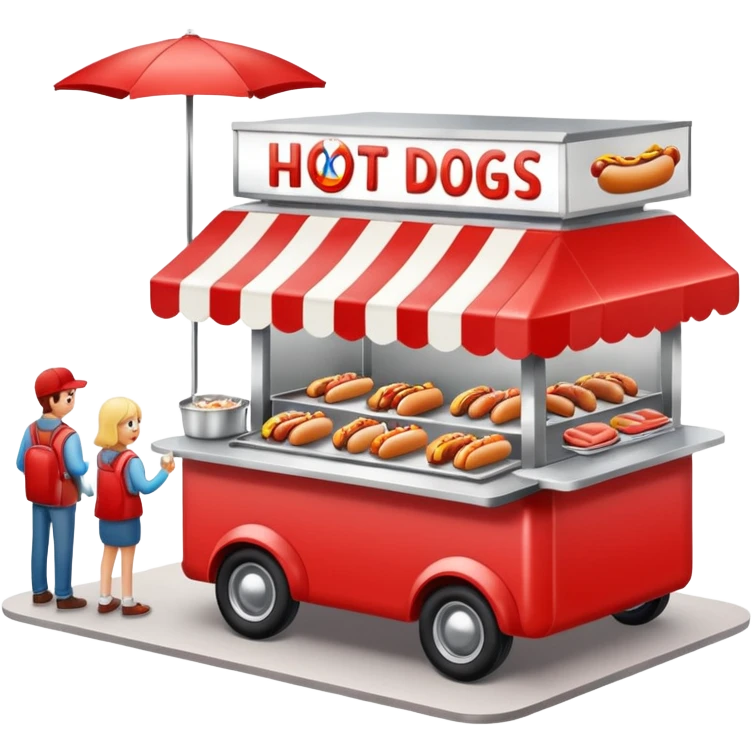Puesto de perros calientes  emoji