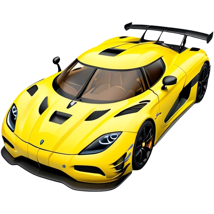 Koenigsegg Agera RS - Koenigsegg (Model Year: 2020) (Iconic colour: Yellow) emoji