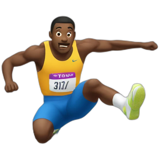 hurdle emoji