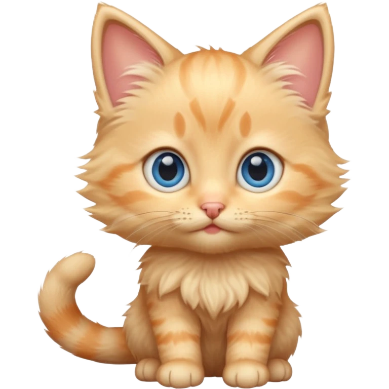 blonde kitten emoji