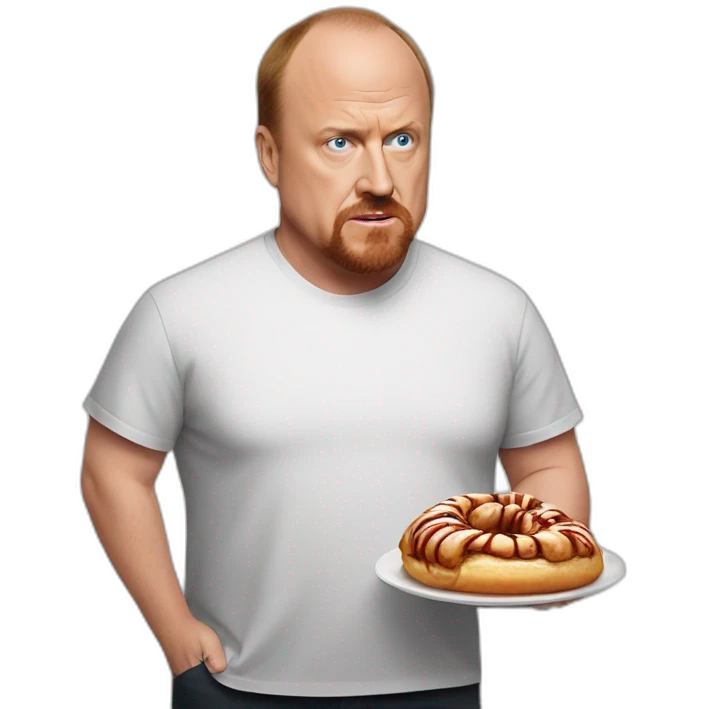louis ck eating a cinnabon emoji