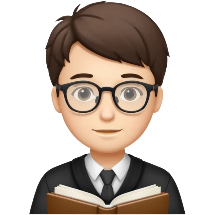 student(men) who is studying English  emoji