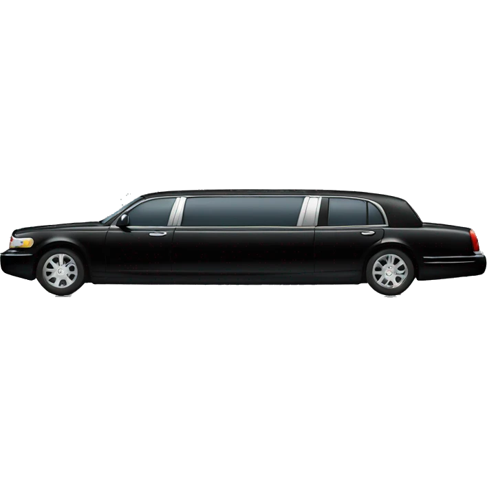 BLACK LIMOUSINE emoji
