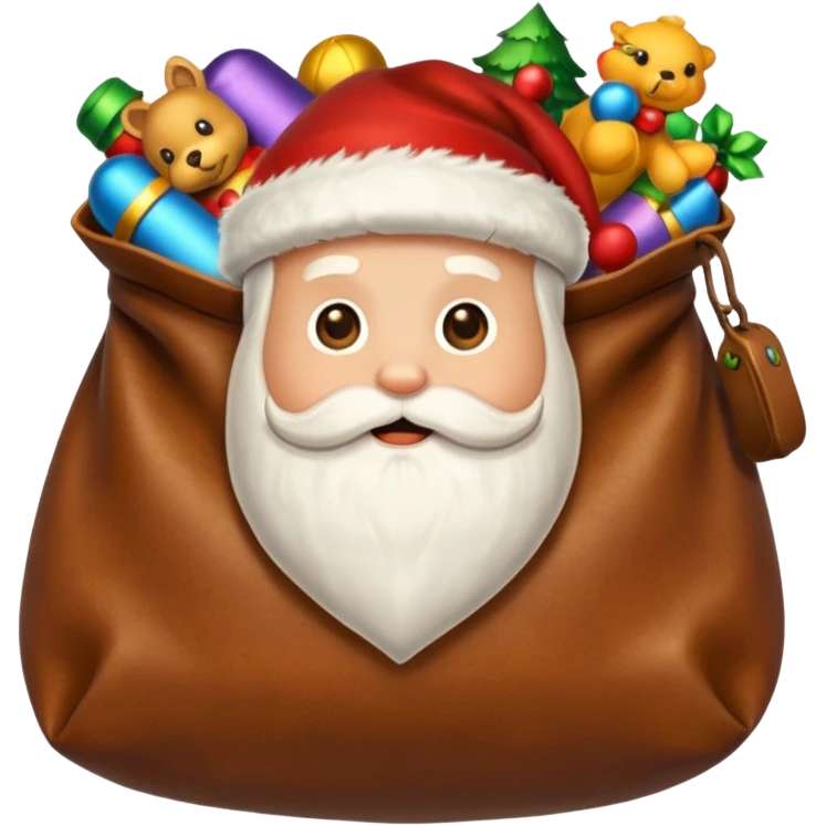 santa pouch emoji