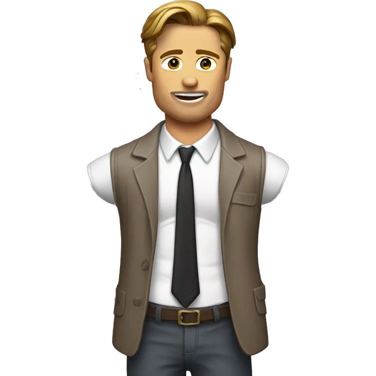 brad pitt torso emoji