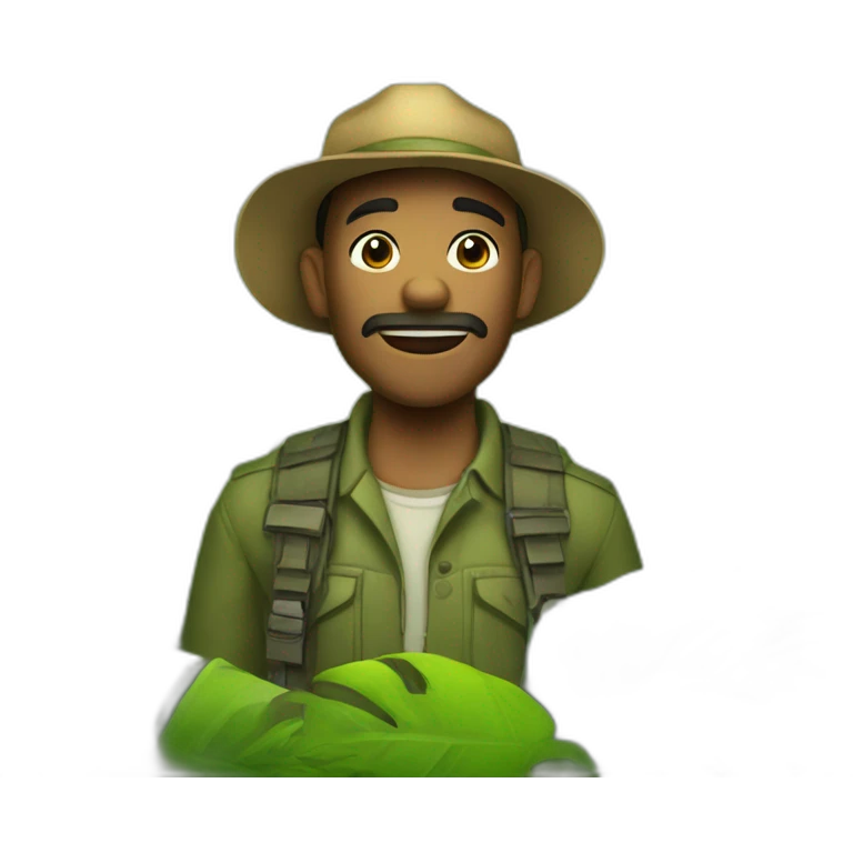 Superviviente jungla emoji