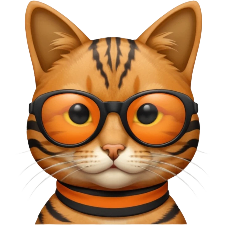 Cat wearing sunglasses emoji