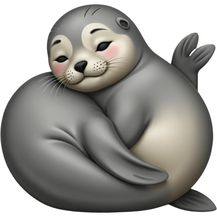 Sleepy seal emoji