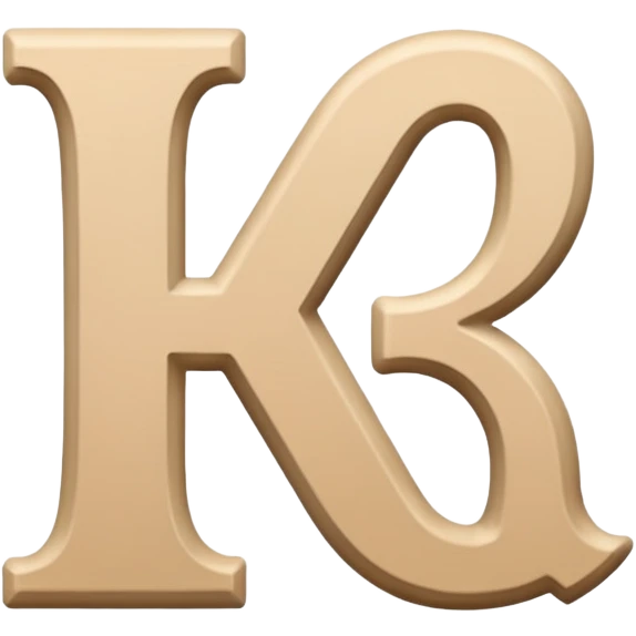 Beige letters  emoji