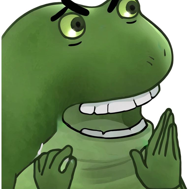 man angry teeth showing holding both hands on neck  emoji