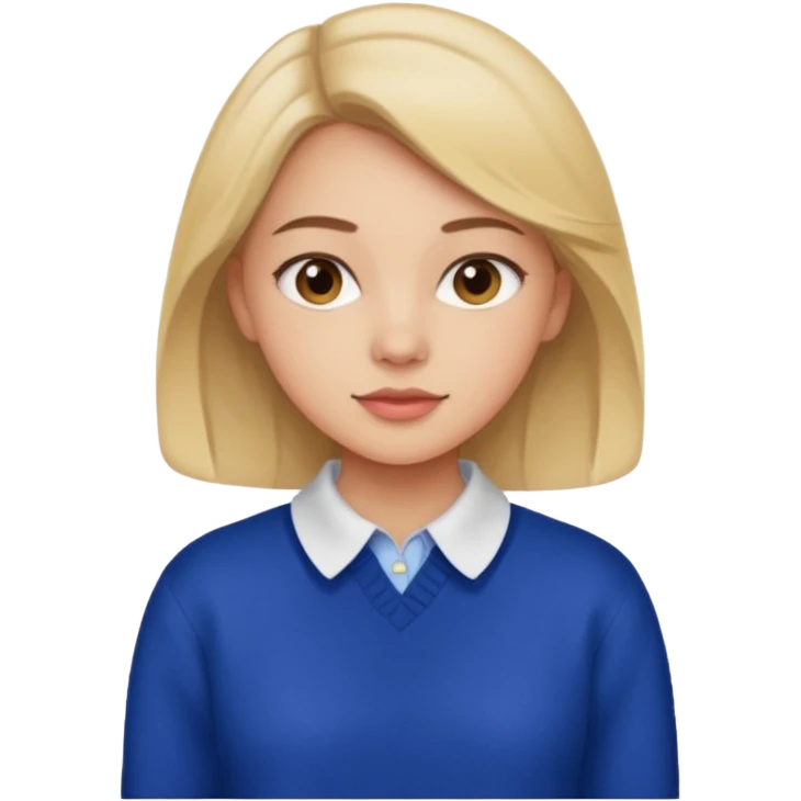 Preppy girl emoji