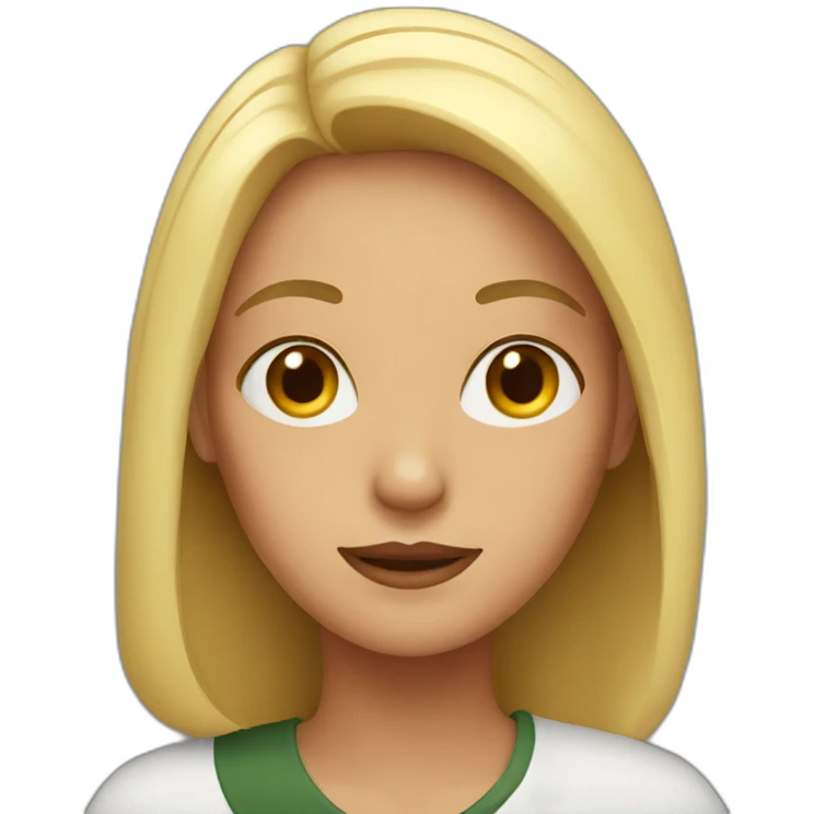 A woman emoji
