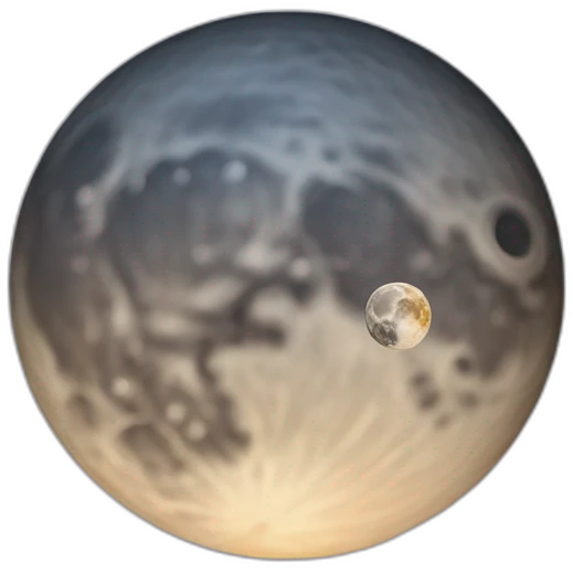Moon and Jupiter emoji