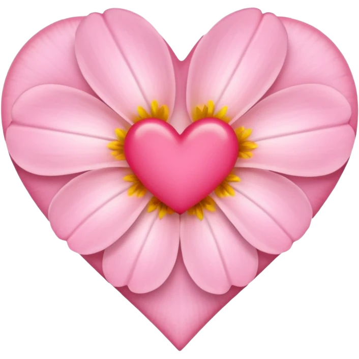 Heart shape of this flower 🌸 emoji