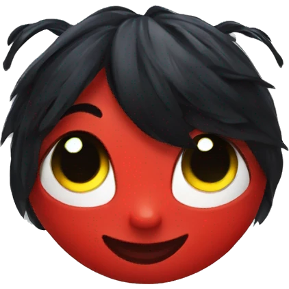 Ladybug miraculous smirking emoji
