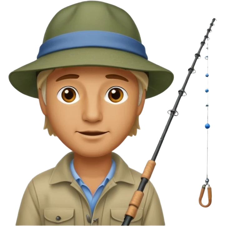 man casting a fishing rod emoji