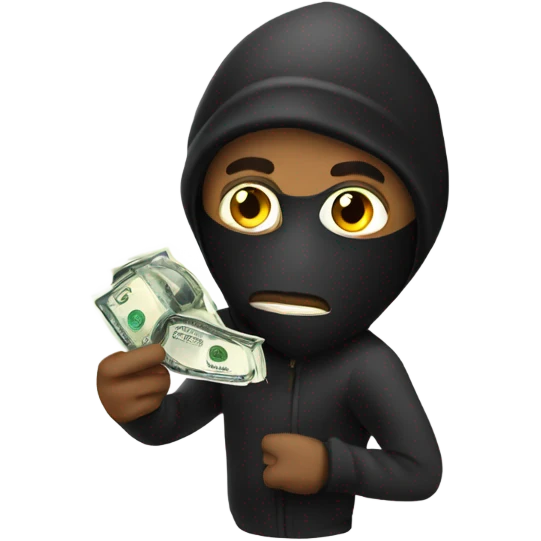 robber with money emoji