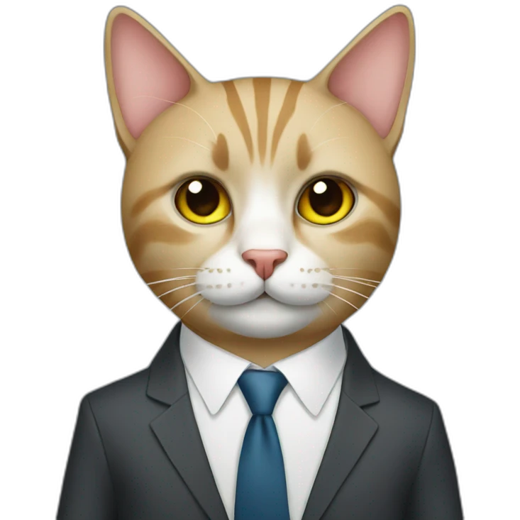 cat in suit emoji