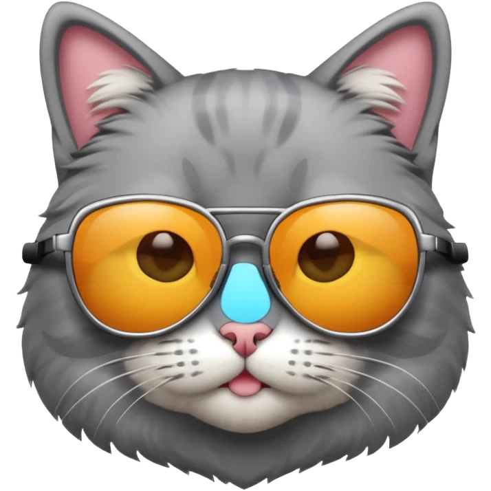 Cat wearing sunglasses emoji