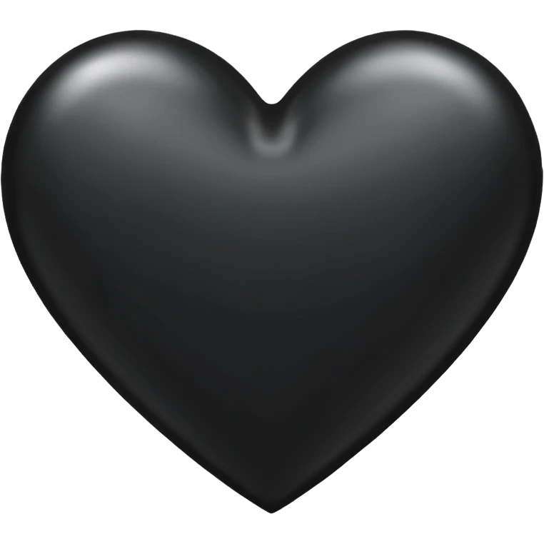 black heart emoji