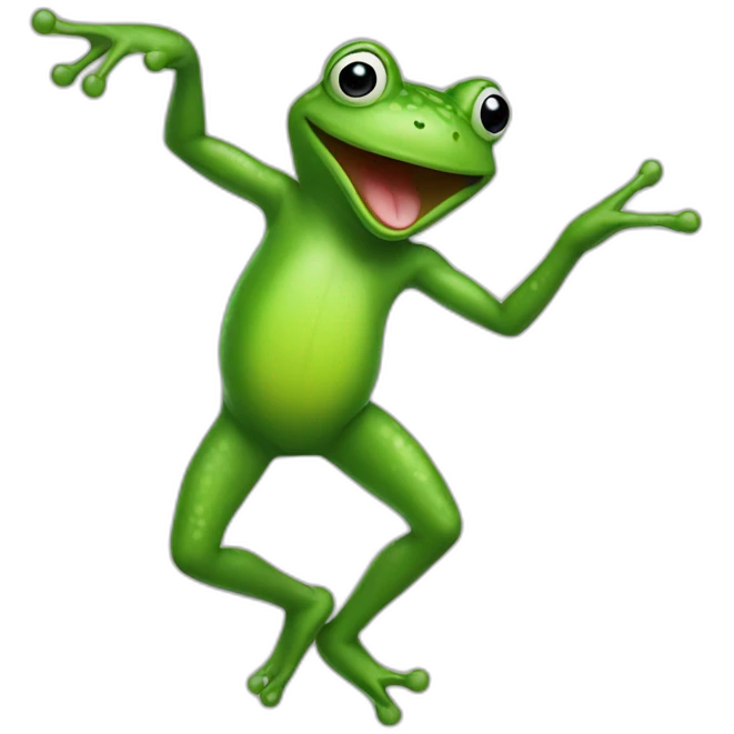 dancing frog emoji