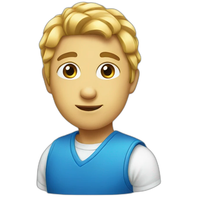Blue right emoji