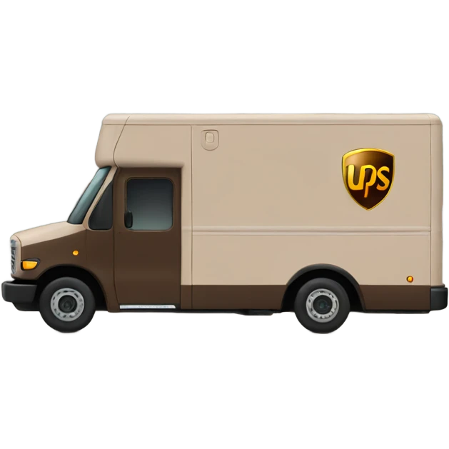 UPS delivery truck  emoji