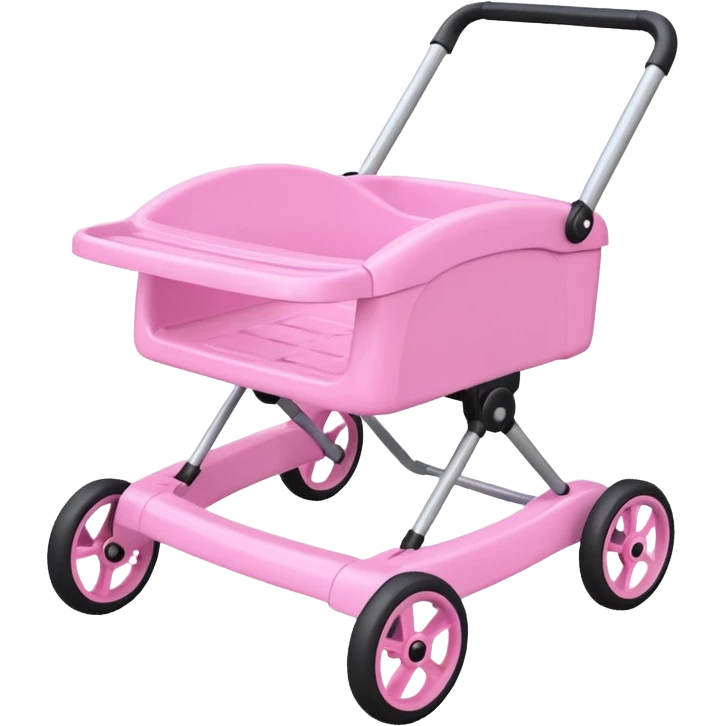pink baby walker emoji