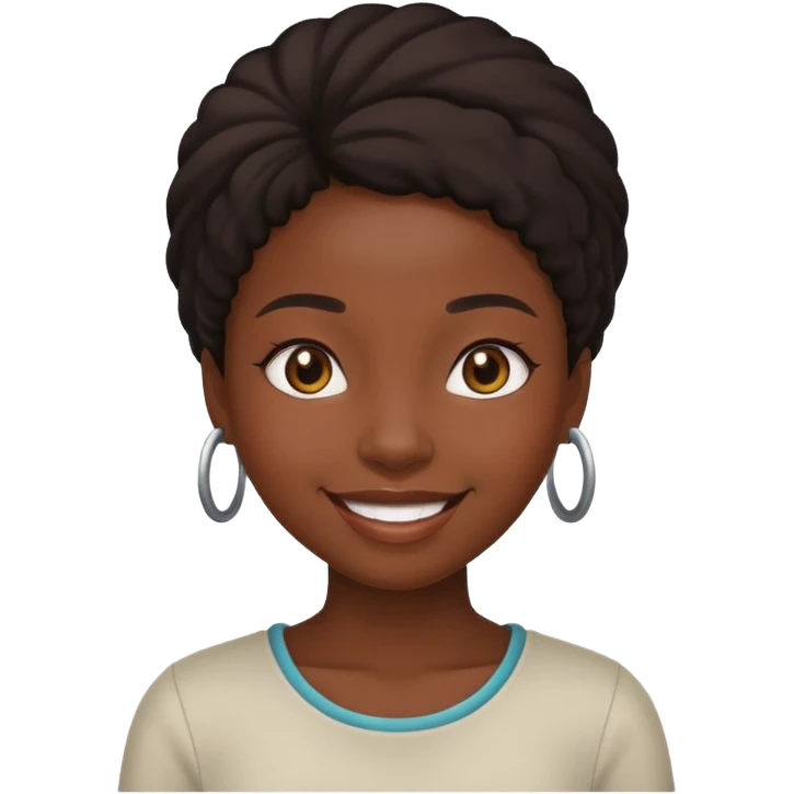 Black girl emoji