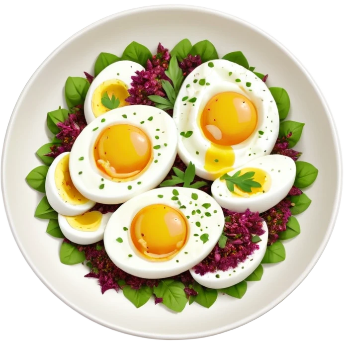 Egg, Labneh and Sumac Salad Bowls
 emoji