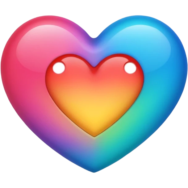 Heart colorful emoji
