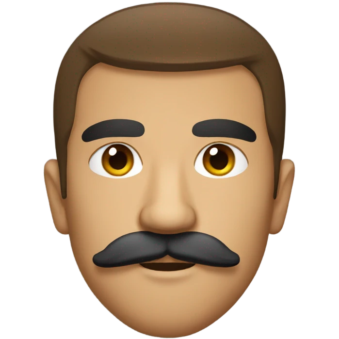 Mexican, moustache chin beard, boxer  emoji