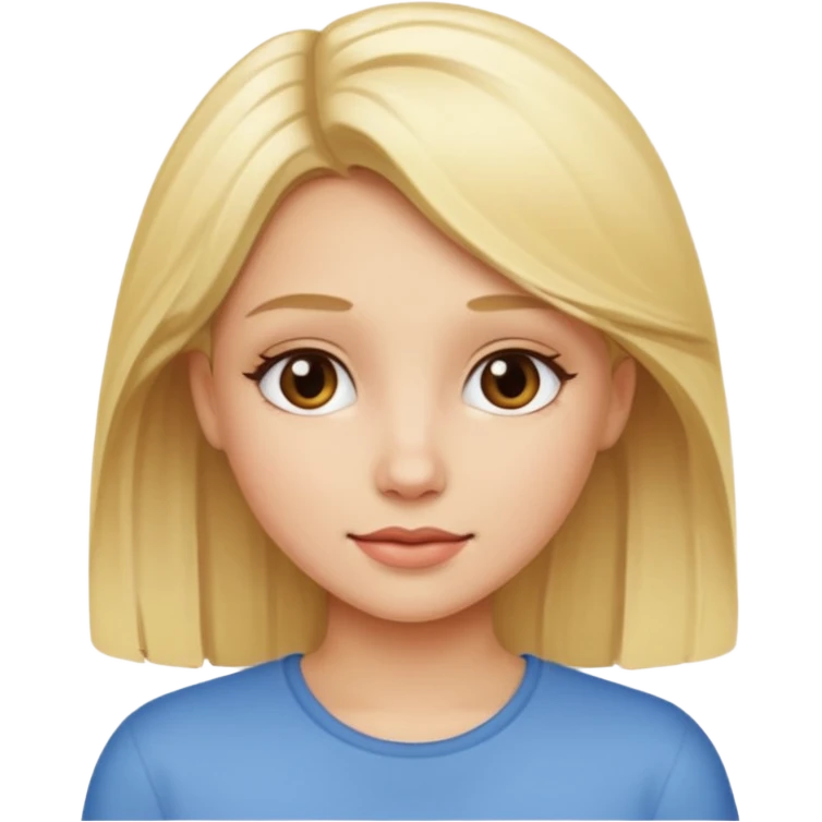 Blonde girl  emoji