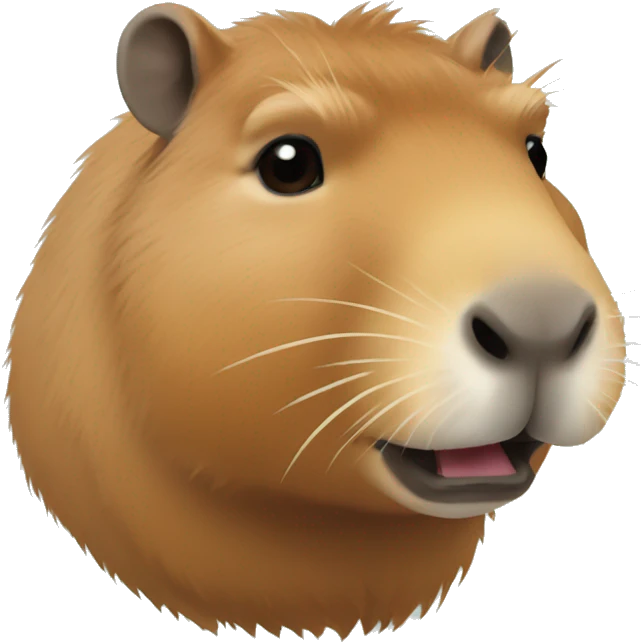 Sporty capybara emoji