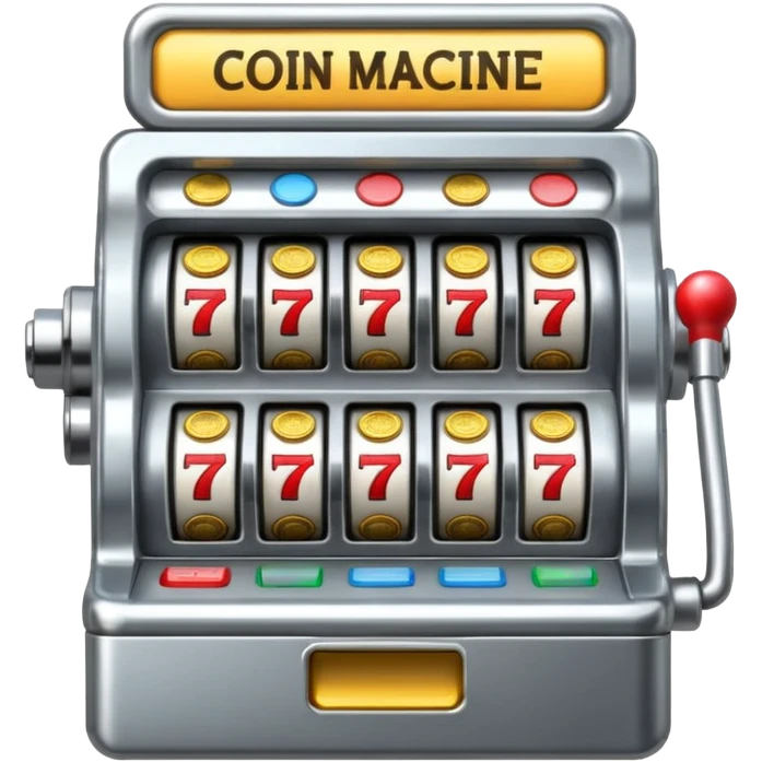 Coin slot machine  emoji