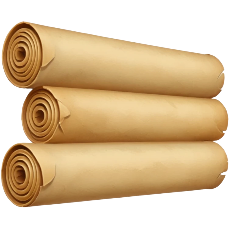 a poster, rolled up, like a old map emoji