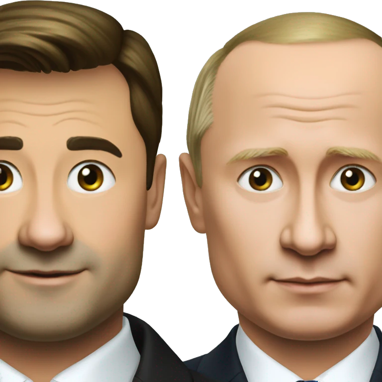 Putin and Zelenskyy  emoji