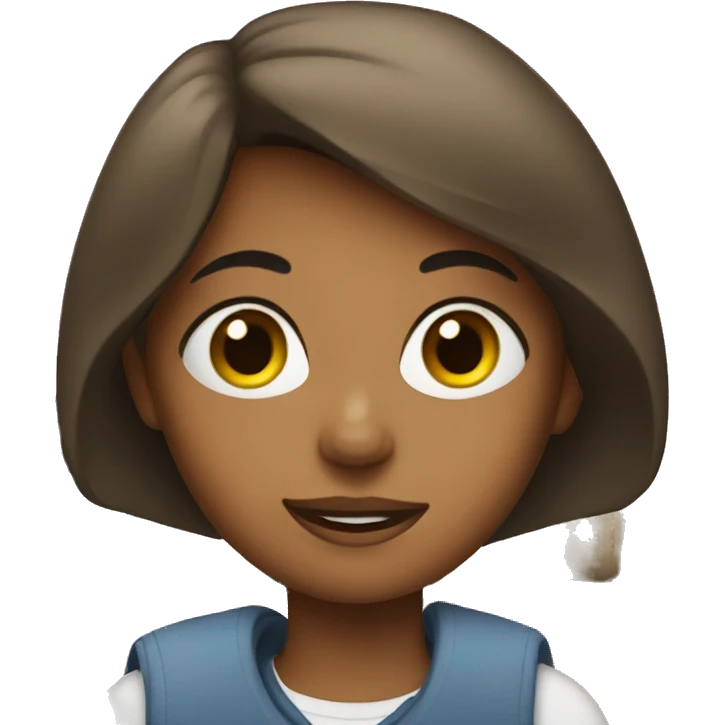 Girl in a car emoji